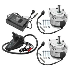 2x Electric Wheelchair Motor 24V 250W Joystick Controller Set for Folding Bike