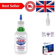Lucas Oil 355 ml Power Steering Stop Leak - Smooth & Safe Steering Solution