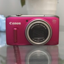 Canon PowerShot SX240 HS 12.1MP 20x Optical Zoom Pink Digital Camera English