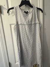 J.CREW Women's Sleeveless Blue And White Size 2 Sundress Midi