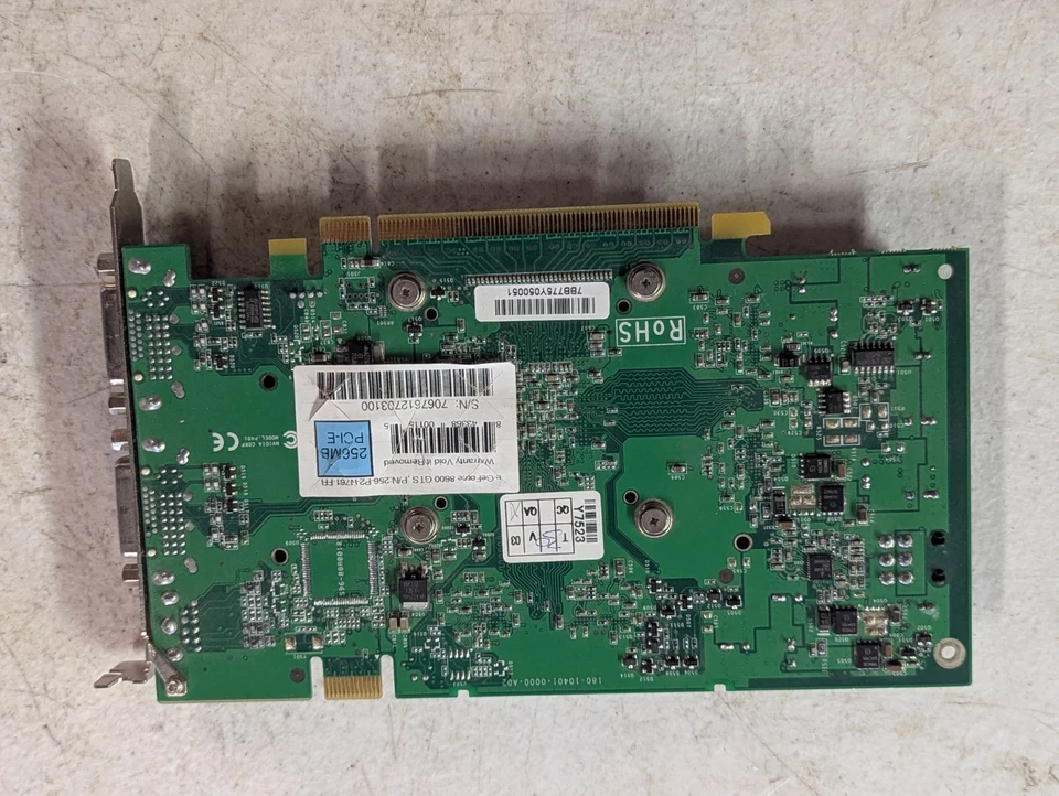 EVGA e-GeForce 8600 GTS 256MB GDDR3 PCIe Video Card Dual DVI S-Video NVIDIA GPU - Image 3 of 4