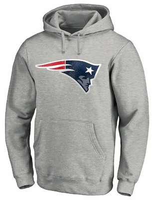 New England Patriots NFL '47 Gray Knockaround Hoodie Men's Big & Tall 3XL XXXL