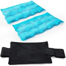 2 Ice Packs for Injuries Reusable Cold and Hot Packs for Injuries Joint Pain ...