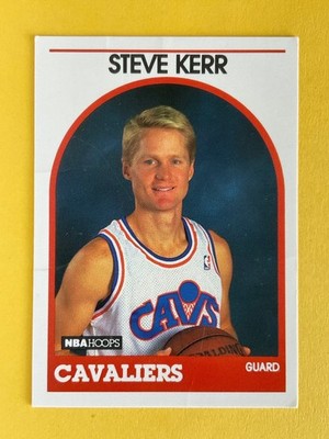 Steve Kerr 1989-90 NBA Hoops Rookie Basketball Card#351 - Cleveland Cavaliers