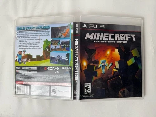 Minecraft PlayStation 3 Edition Sony PlayStation 3 PS3 2014 Tested Complete CIB