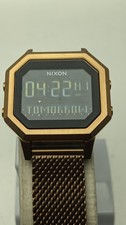 Nixon Siren Black Dial & Golden Milanese Mens...