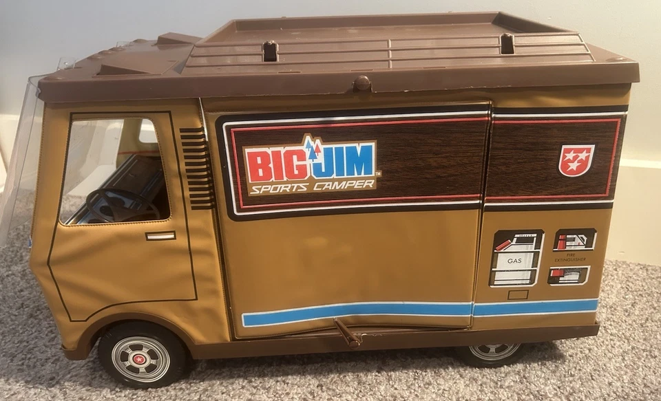 Cámper deportivo Big Jim 1972 Mattel camping + caja excelente estado de colección ¡raro! Foto 3 de 4