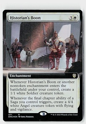 Historian's Boon (Extended Art) Foil R Commander: Dominaria United 71 NM