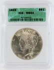 1923 Peace Silver Dollar ICG MS64 S$1 Philadelphia Minted No Reserve