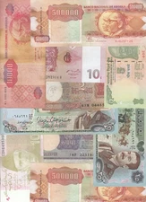 World Banknotes, Lot of 10, Mixed Collection, WBN-287
