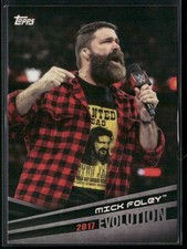 2018 Topps WWE #E-38 Mick Foley Evolution