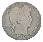 Better 1911-D US Barber 90% Silver Half Dollar Coin Collection Set Break *934