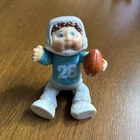 Cabbage Patch Kid Mini Figurine Football 28 Blue Jersey
