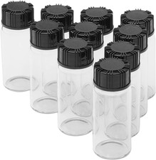 10 Pack Glass Vials,10 Ml Glass Bottle with Screw Caps,Small Vials for Es