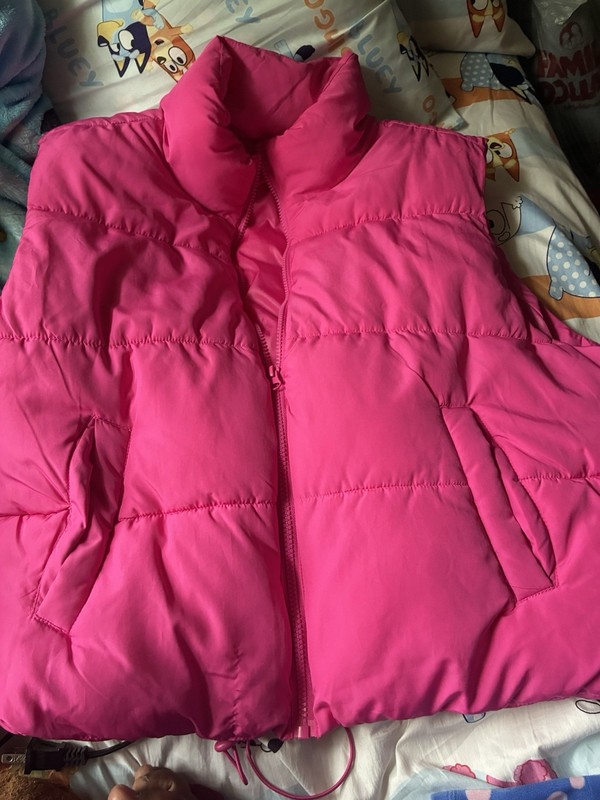 Cherokee Girls Pink Puffer Jacket Full Zip Long Sleeve Size XXXL (21)