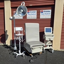 Ritter Midmark Power Exam Table 623 Graphite Stndrd Uphsty *Premier Used Medical