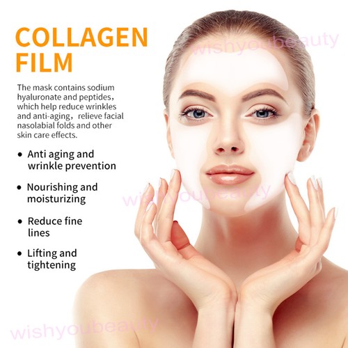 Película de colágeno máscara facial película soluble en colágeno para pasta de esencia de colágeno facial - Imagen 7 de 17