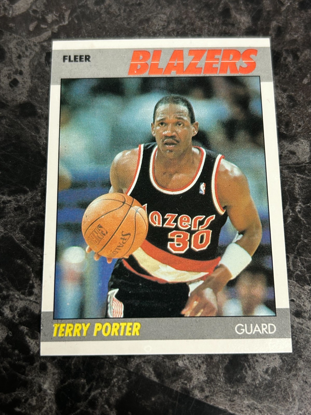 1987-88 Fleer Terry Porter #89 @QM25