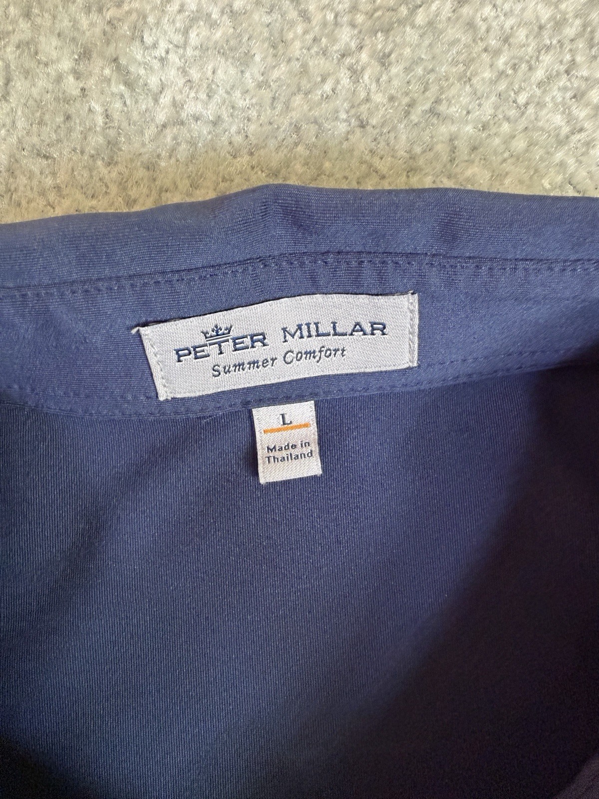 Peter Millar Solid performance Jersey Polo Whispe… - image 5