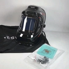 YESWELDER Auto Darkening Welding Helmet Fan Light 1/1/1/1  Color Solar Powered