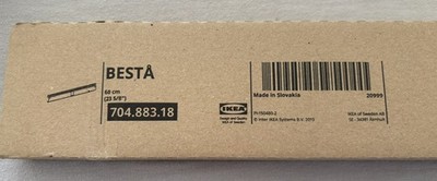 IKEA BESTA Aufhängeschiene hängend 60 cm - 704.883.18 - Wandhalterung
