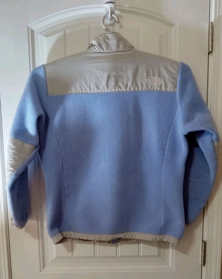 Chaqueta Polartec The North Face XL/TG azul claro y gris cremallera completa para niña Foto 4 de 4