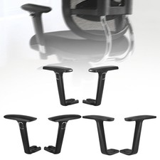 2 Pieces Arms Armrest Upright Bracket Chair Armrest for Most Gaming Chairs