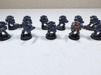 Space Marines x11, 2 w/ Special Weapons - Warhammer 40k, GW