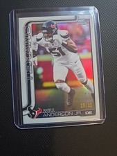 2025 Topps Chrome Will Anderson Jr. White Refractor 25/30 No.121