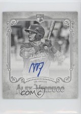 2018 Topps Gypsy Queen Mini Rookie Black & White 4/50 Alex Verdugo Auto b9e