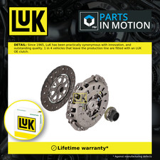 Clutch Kit 3pc (Cover+Plate+Releaser) fits BMW 325 E46 2.5 00 to 03 LuK 1204419