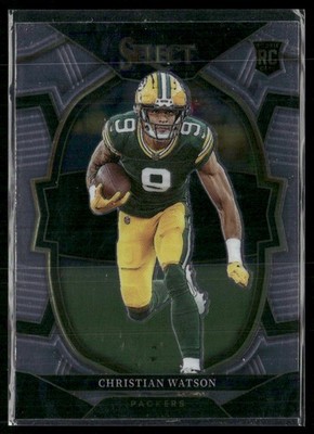 2022 Panini Select #53 Christian Watson Silver Prizm