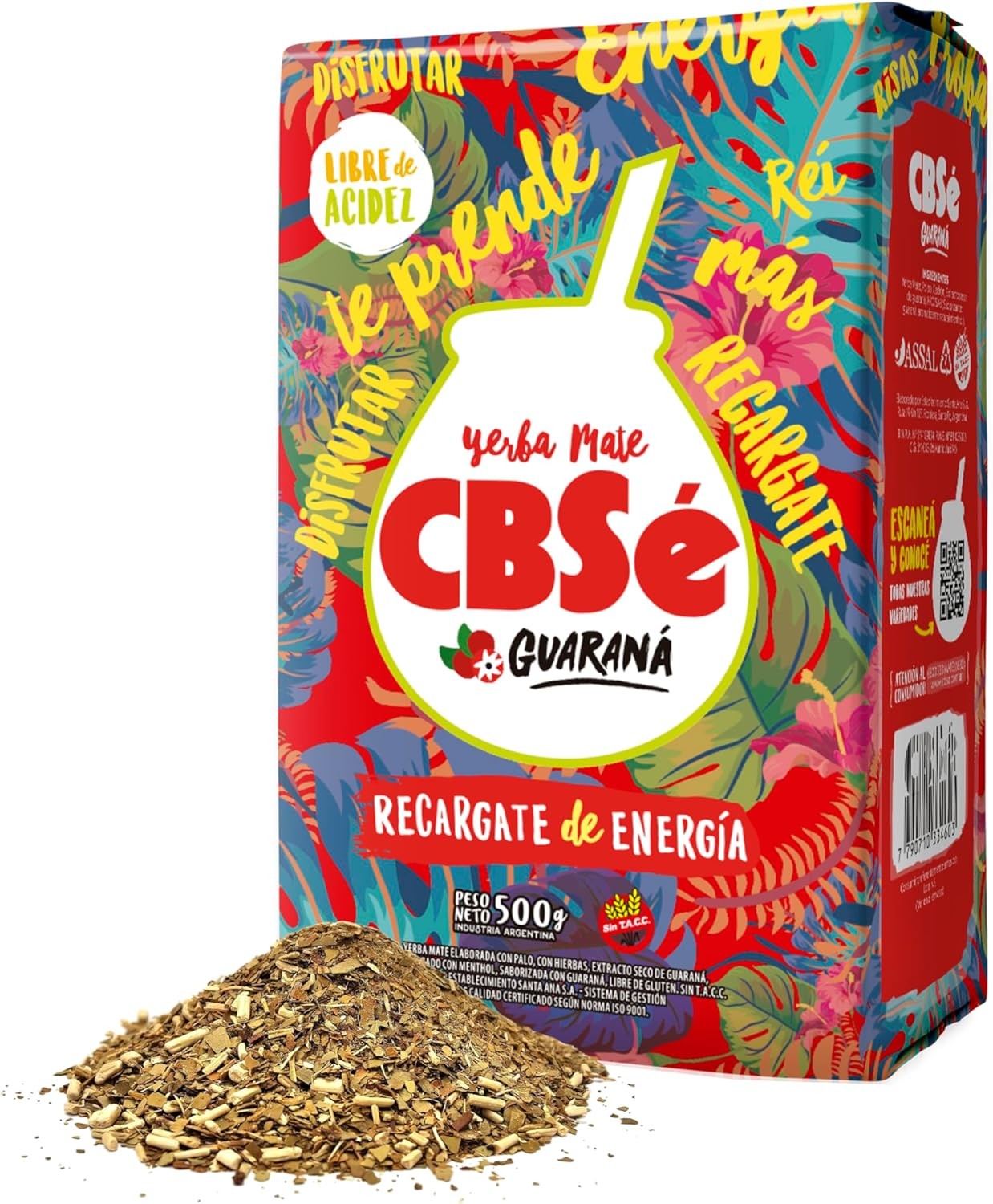 CBSé Yerba Mate Guaraná – Herbal Loose Leaf Tea Blend with... 