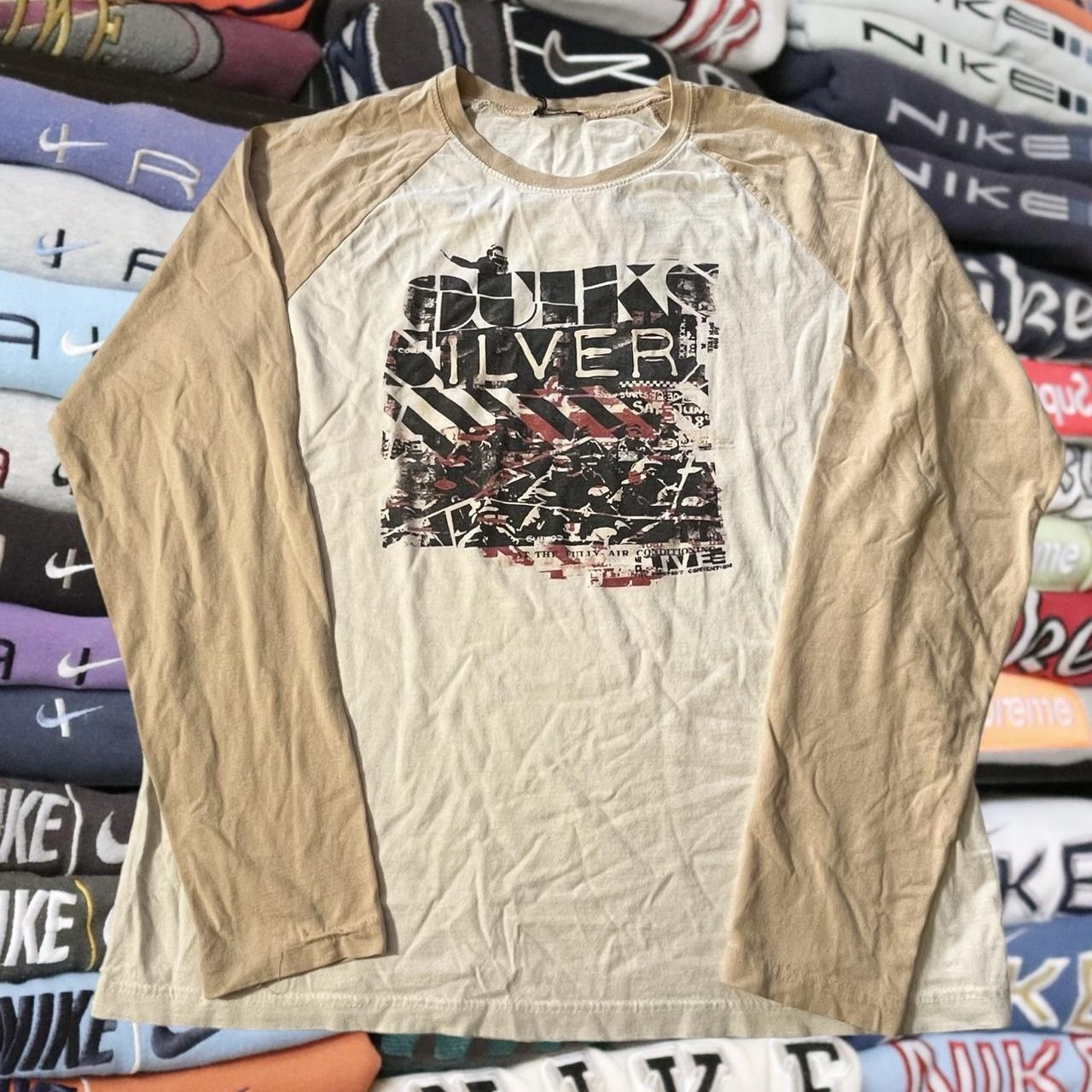Vintage Y2K quiksilver Surf Sweater/Shirt (Free shipping)  Large