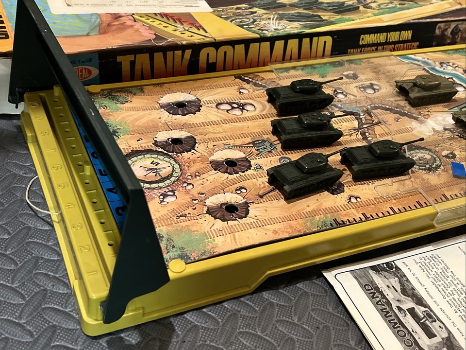Vintage Tank Command Game Original Box Ideal Military War Game 1975 80% ...