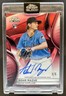 2025 Topps Chrome Black Adam Mazur Auto RC Red Refractor Rookie #/5 Marlins