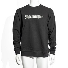J&auml;germeister Lik&ouml;r Pullover Sweater Schwarz Crewneck Black Gr&ouml;&szlig;e S