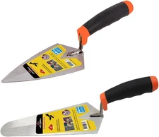 Concrete Trowel 2 Pcs, 6" Cement Tools Carbon Steel Pointing & Gauging Masonry H