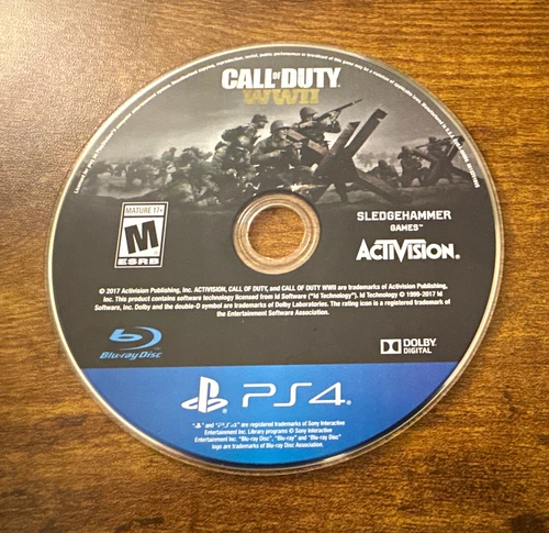 Activision Call of Duty: WWII PS4 Multiplayer Shooter M NTSC-U/C 2017 DISC ONLY