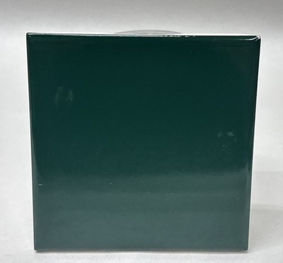Forest Green Ceramic Tile 4 3/8 Vintage Mid Century Modern 4x4 Hunter Green