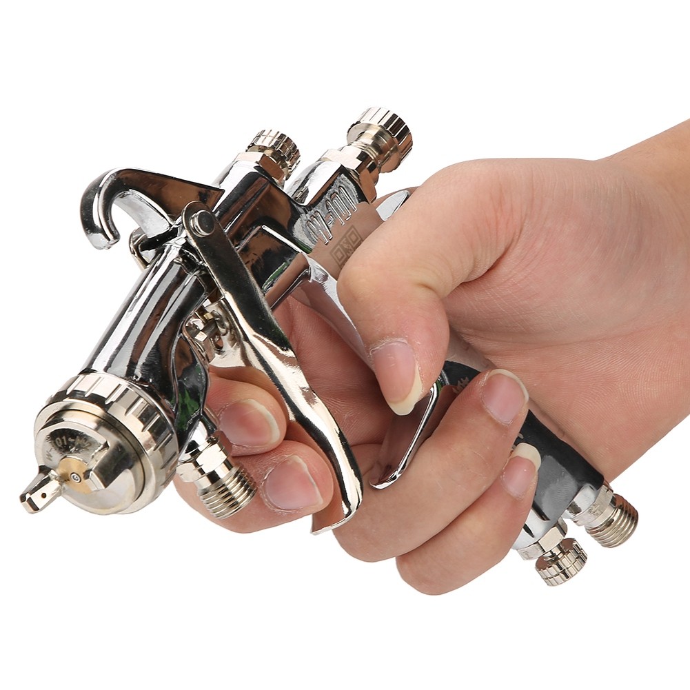 1.5mm Nozzle 400ml Feeding Mode Pneumatic Tool Air Paint Spray Gun LIF