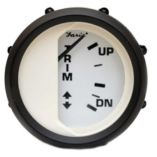 Faria Boat Trim Gauge 12916 | Mercury Euro White 2 Inch GP9709E