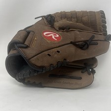 Rawlings RBG36DB 12.5  Zero Shock Leather Baseball Glove Dk Brown RHT