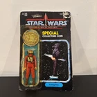 Vintage 1984 Kenner Star Wars Power of the Force POTF ROTJ B-Wing Pilot w Coin