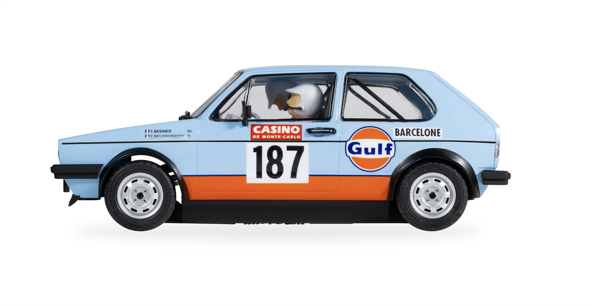 VW Volkswagen Golf Gulf Edition 1:32 Scale Scalextric C4609 | eBay