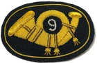 CIVIL WAR US UNION 9TH INFANTRY HARDEE HAT CAP KEPI INSIGNIA-LARGE