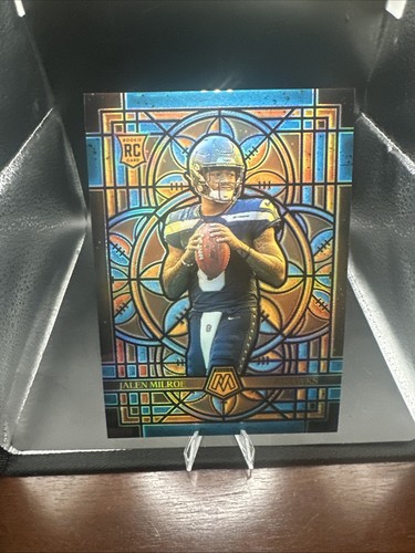 2025 Panini Mosaic - Stained Glass Oversized Jalen Milroe #23 (RC)