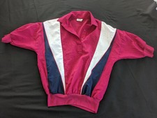 Vintage 80 s Retro Polyester Athletic Top Pin...