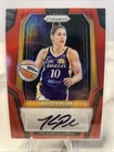 Panini 2025 Prizm WNBA Signatures Kelsey Plum Sparks #SG-KP Red Prizm Auto 18/99