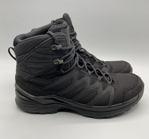 Lowa Innox Pro GTX Mid-TF Size 10.5 Men's Tactical Hiking Boots Black Gore-tex